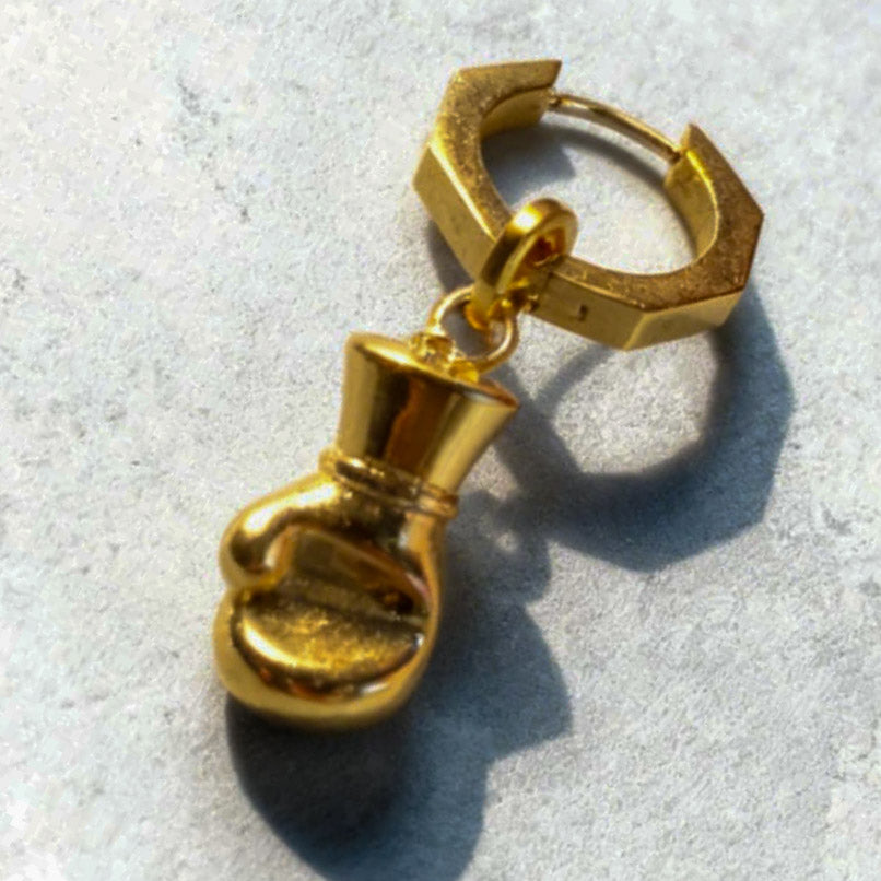 Golden Heavyweight Charm Statement Hex Huggy